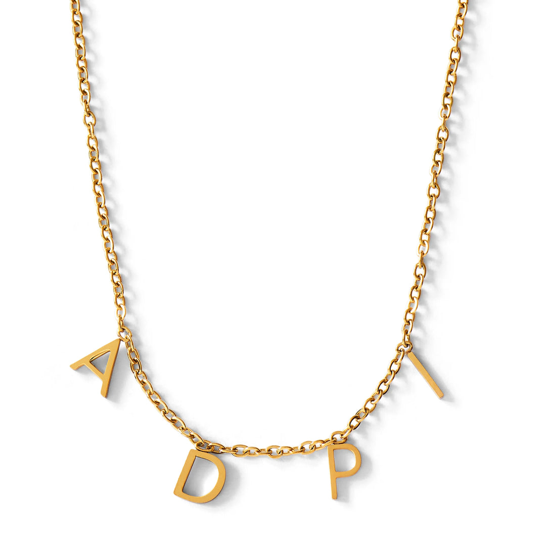 Alpha Delta Pi Name Necklace