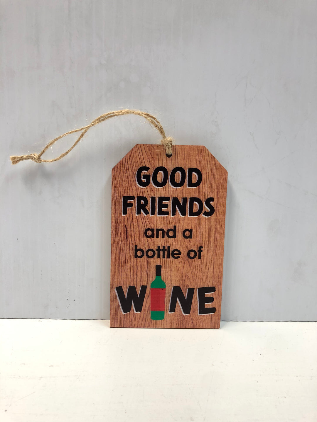 Good Friends and a bottle of WINE - Gift Ornament