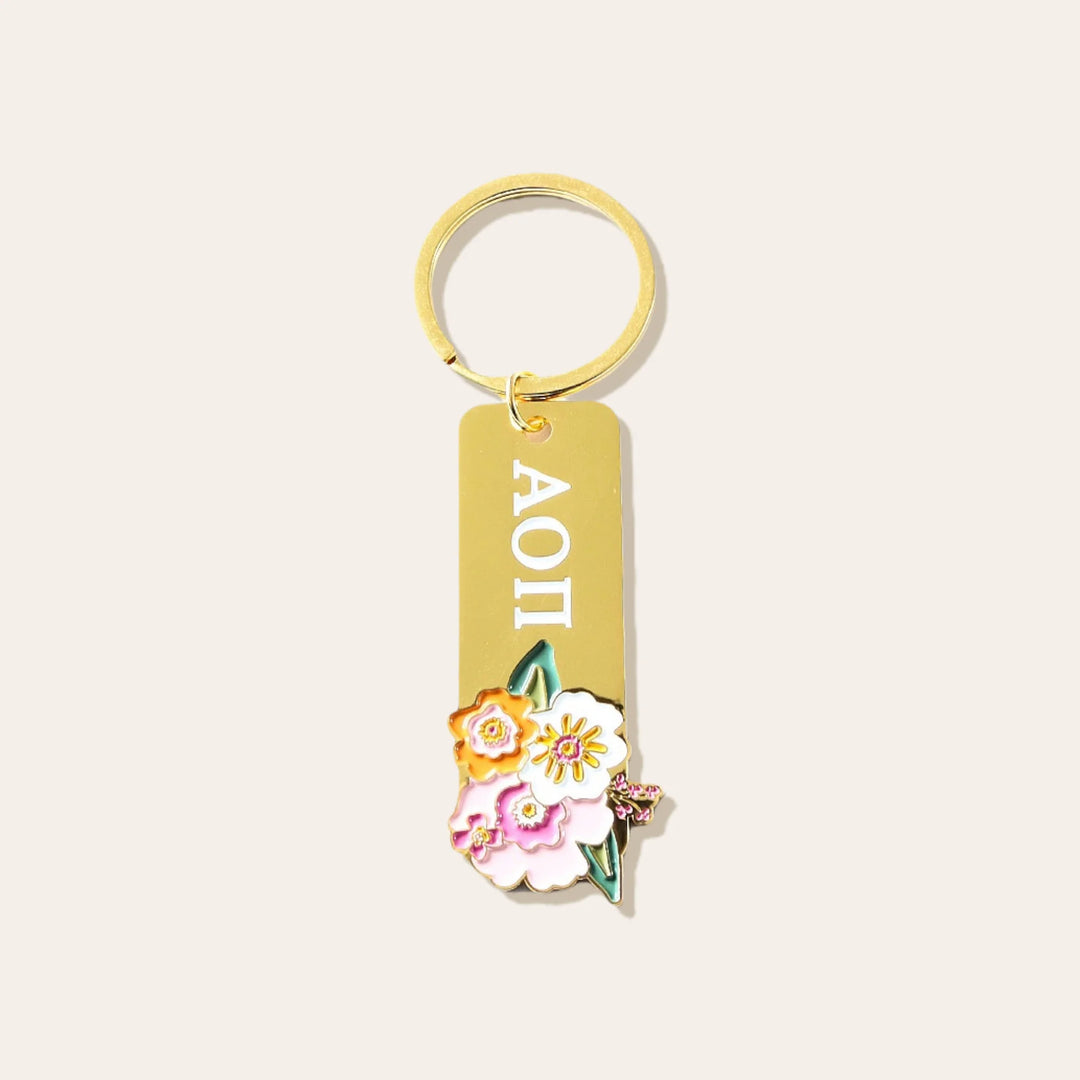 AOII Enamel Keychain