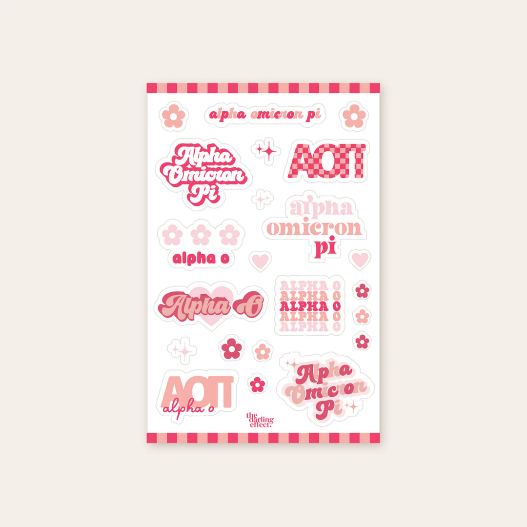 AOII Stickers