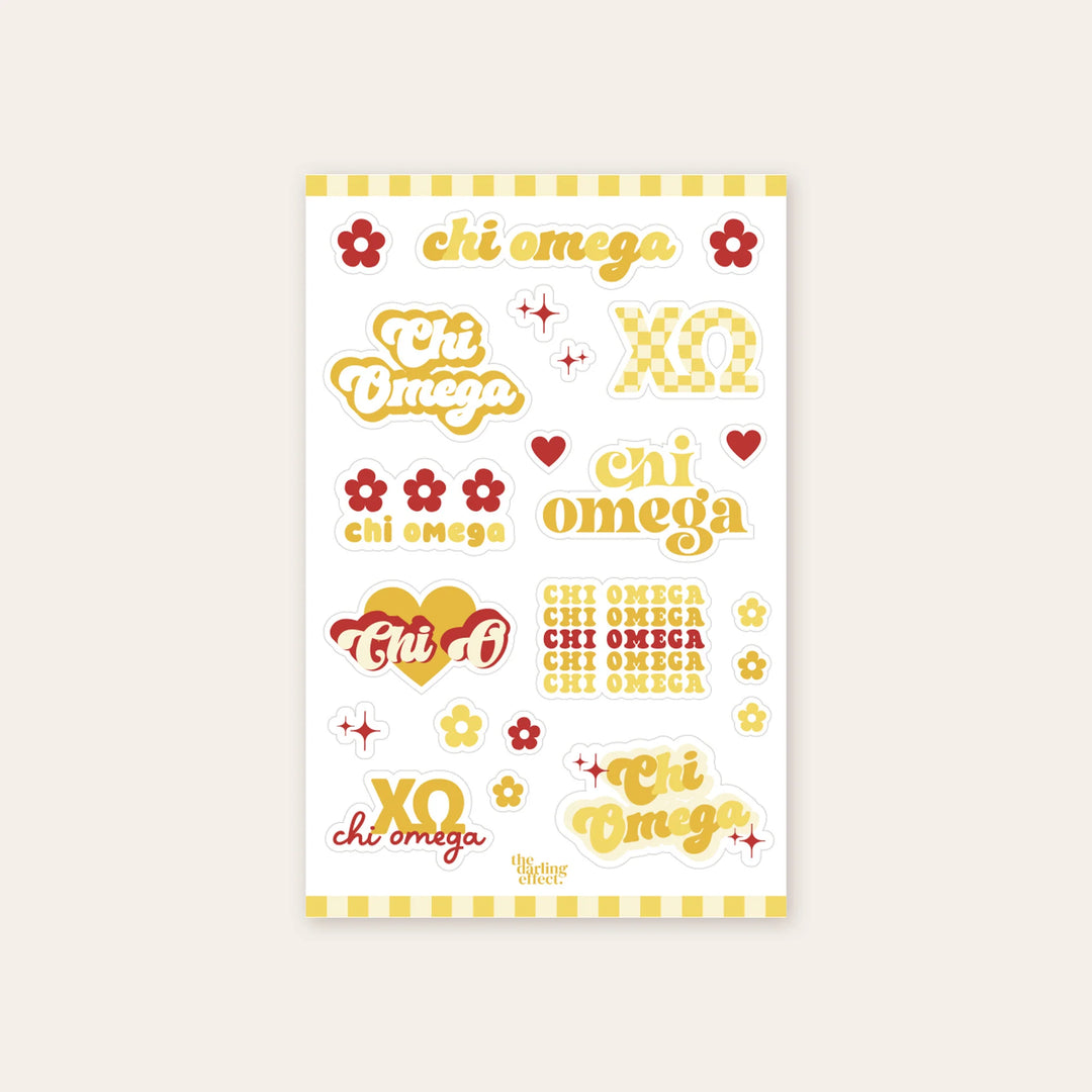 Chi O Stickers