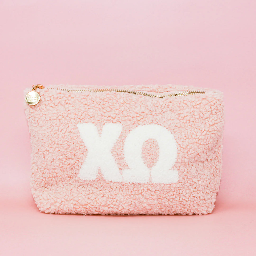 Chi Omega Teddy Pouch