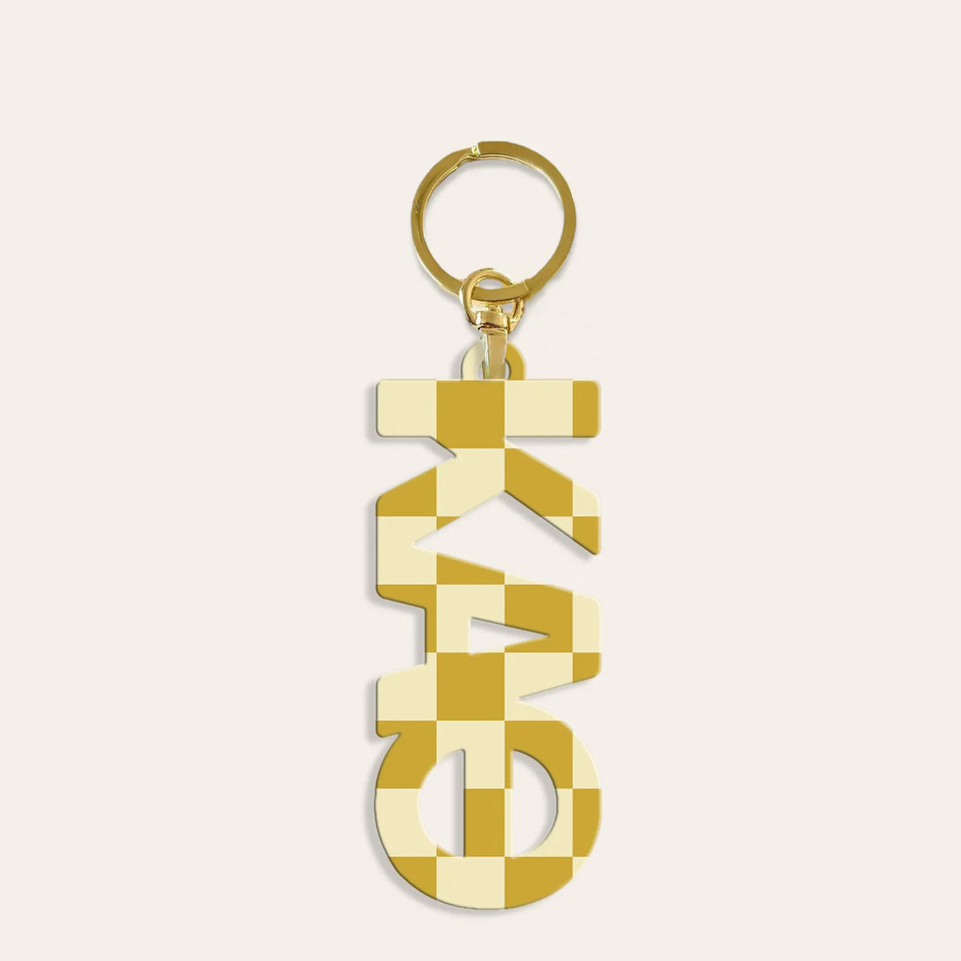KAO Letter Keychain