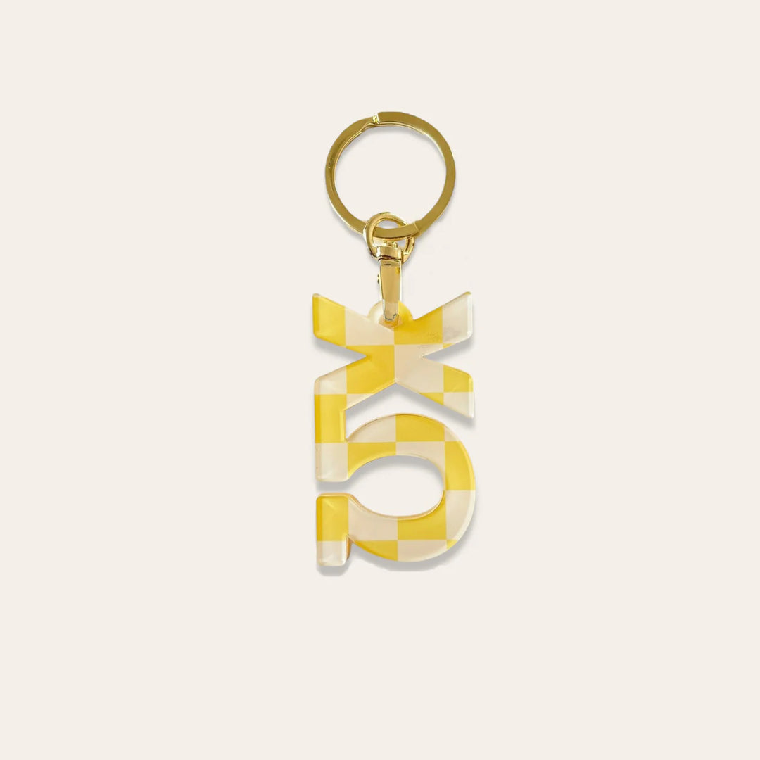 Chi Omega Letter Keychain