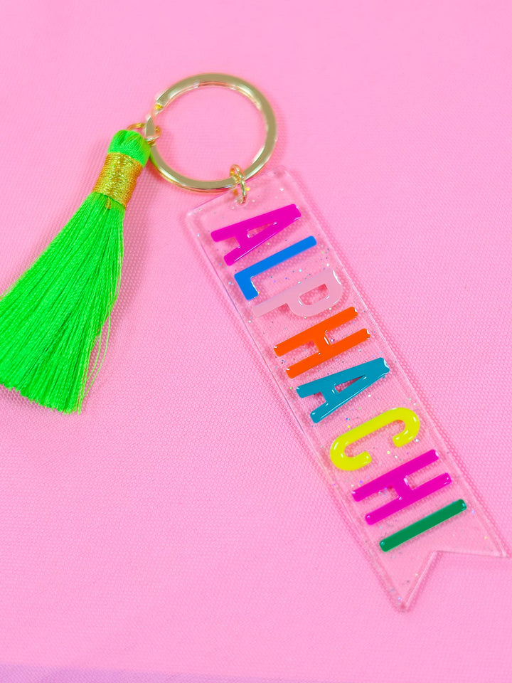 Tassel Sorority Key Fob: KAPPA DELTA