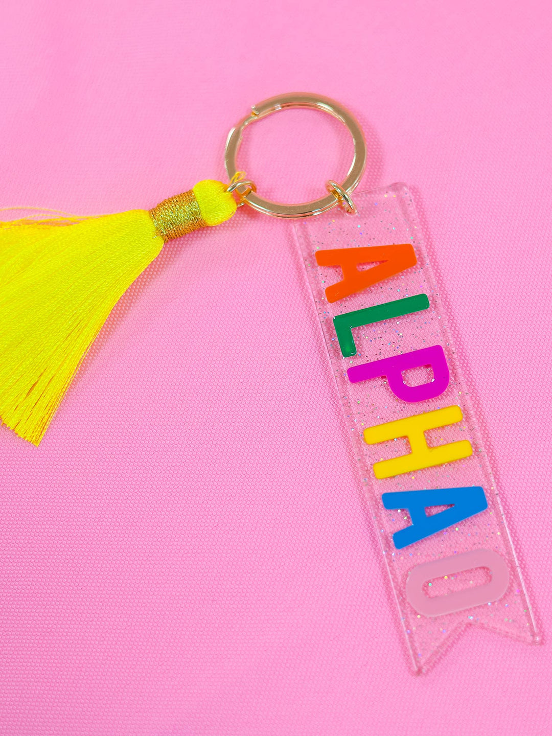 Tassel Sorority Key Fob: CHI OMEGA