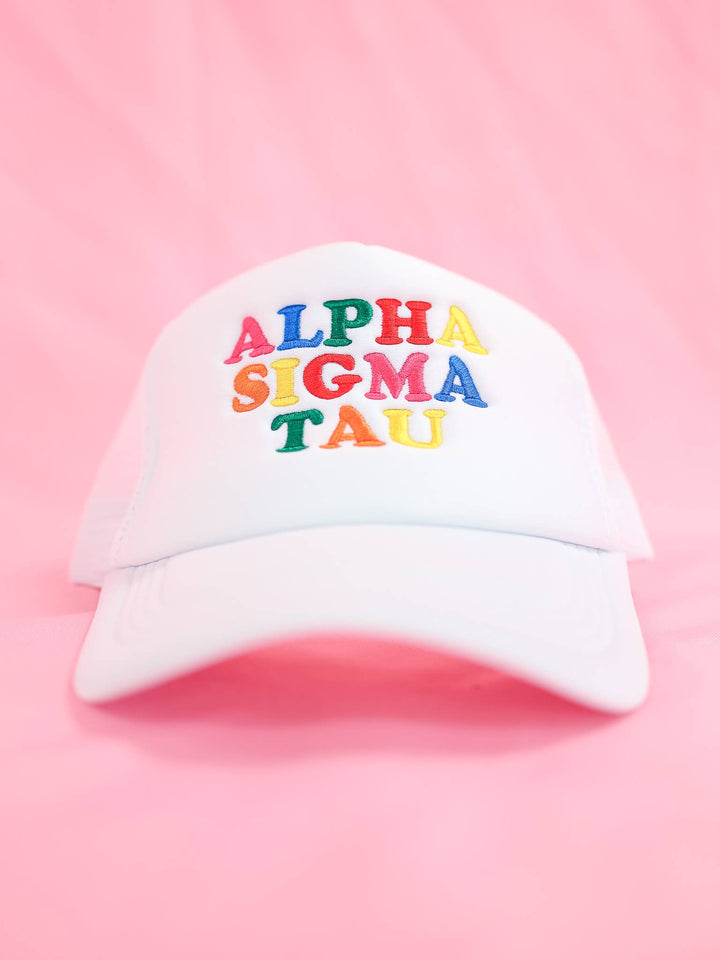 Fun Times Sorority Trucker Hat: ALPHA DELTA PI