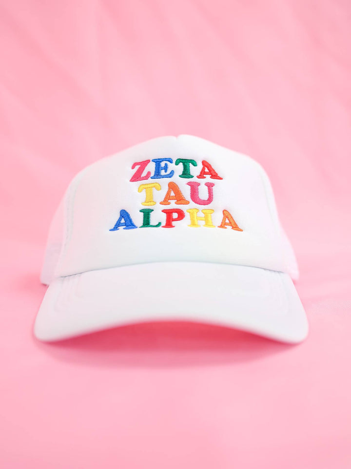Fun Times Sorority Trucker Hat: CHI OMEGA