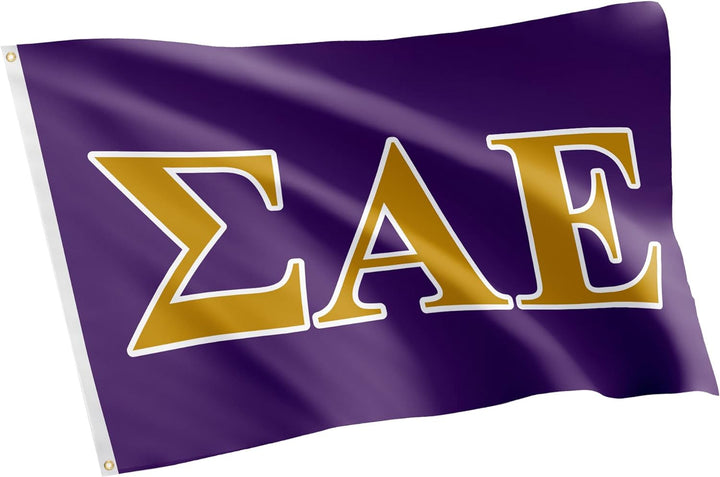 Sigma Alpha Epsilon Fraternity Flag