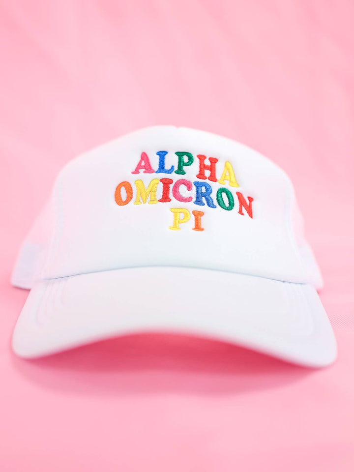 Fun Times Sorority Trucker Hat: DELTA ZETA