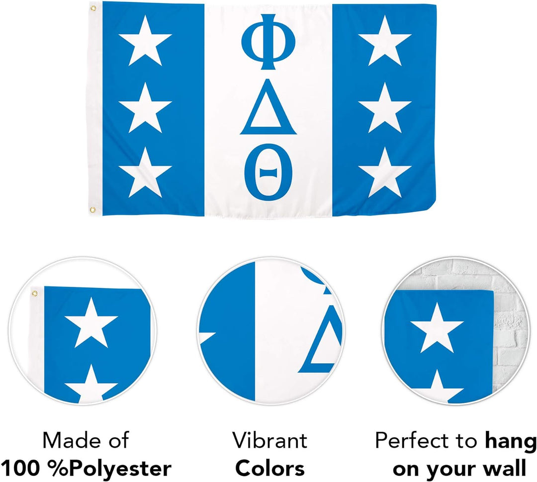 Phi Delta Theta Fraternity Flag