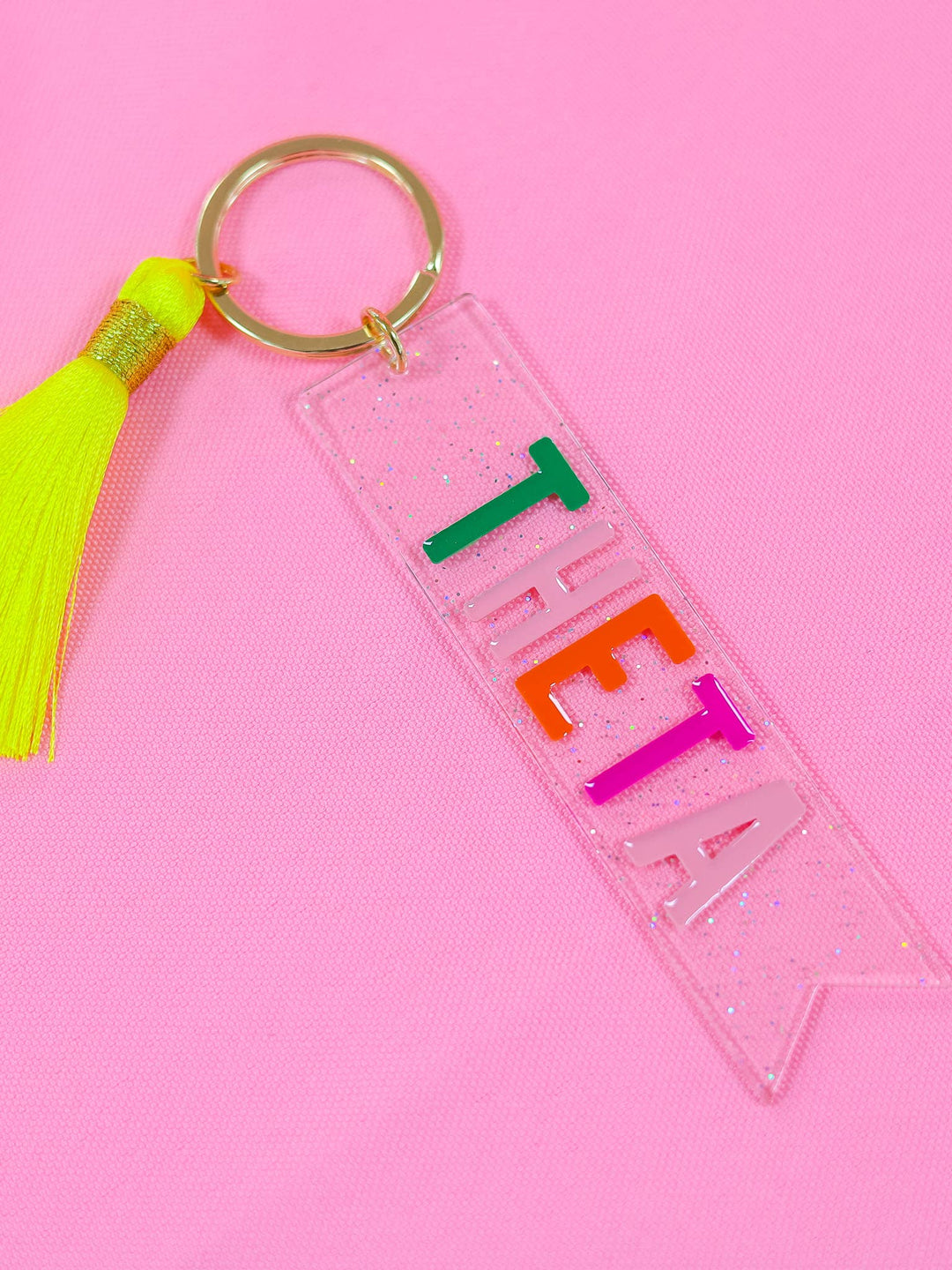 Tassel Sorority Key Fob: CHI OMEGA