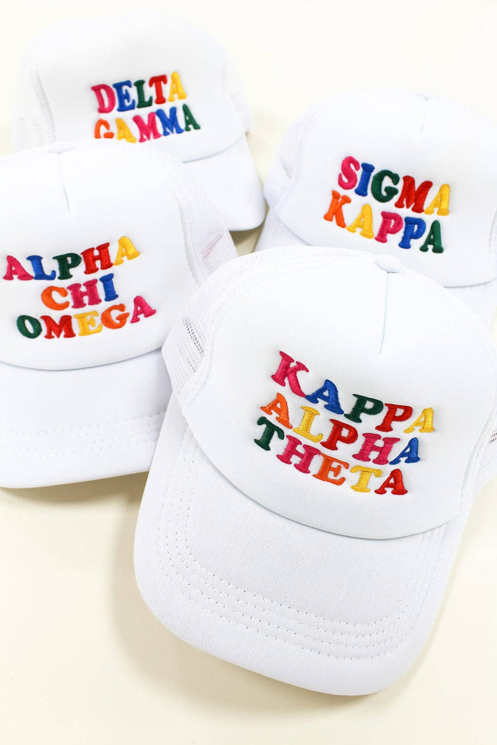 Fun Times Sorority Trucker Hat: KAPPA ALPHA THETA