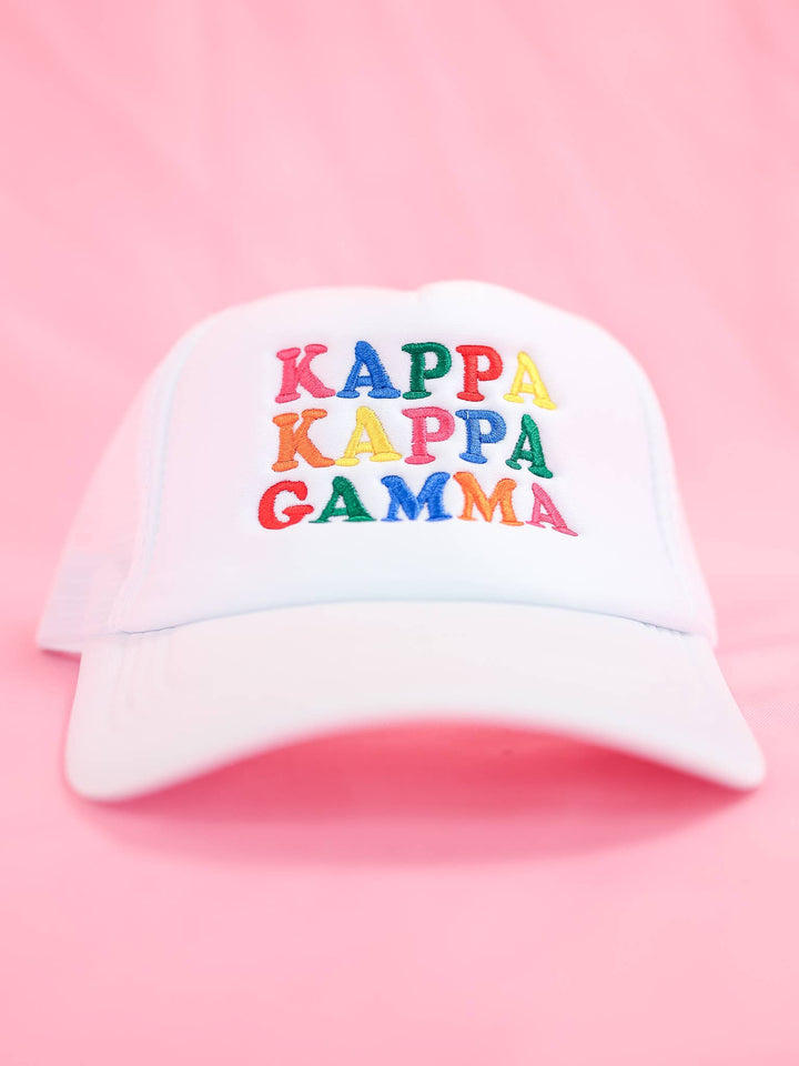 Fun Times Sorority Trucker Hat: ALPHA DELTA PI