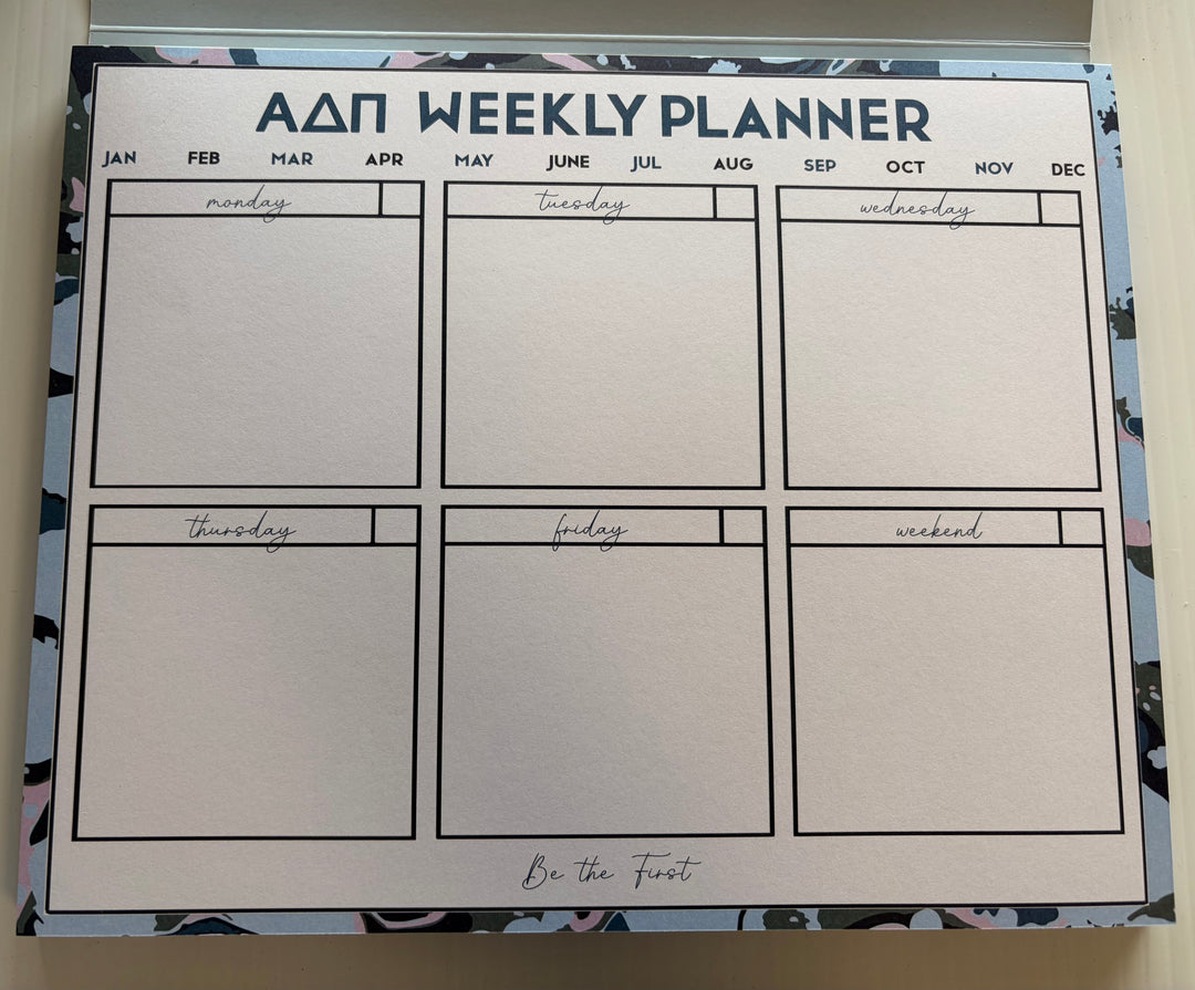 Alpha Delta Pi Weekly Planner