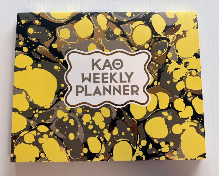 Kappa Alpha Theta Weekly Planner
