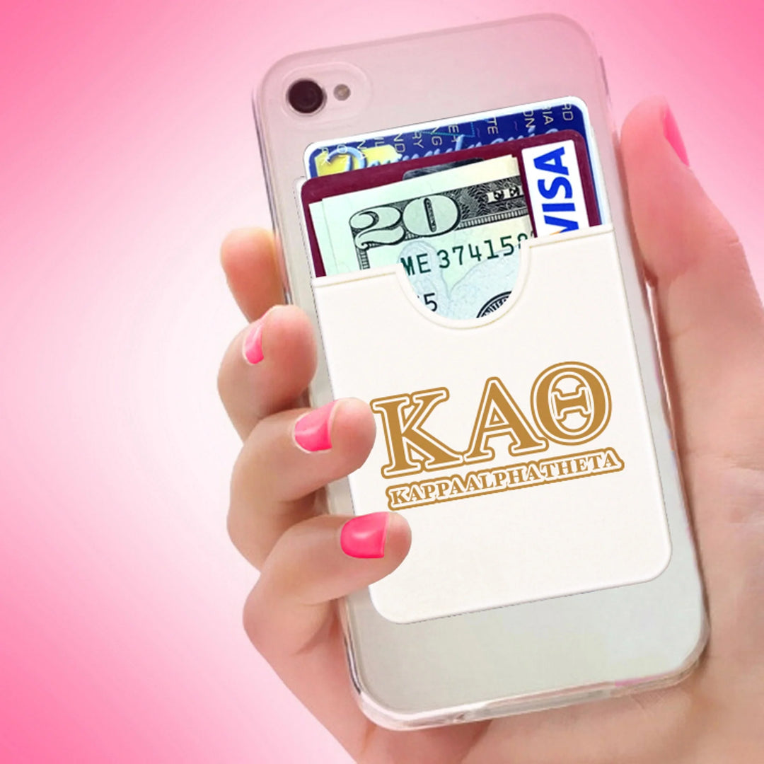 Kappa Alpha Theta Koala Pouch - Greek Letters Design - Phone Wallet