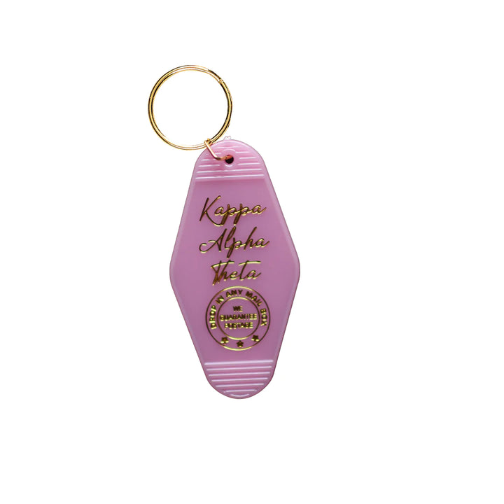 Kappa Alpha Theta Motel Keychain